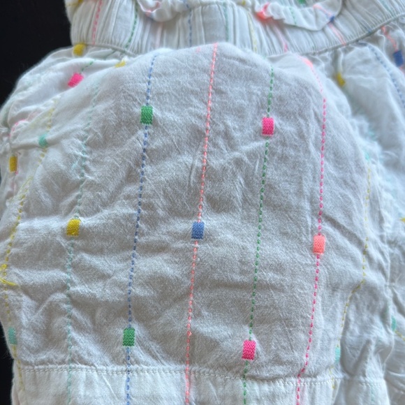GAP Kids White Shorts with Multicolor Dots - Picture 3 of 3